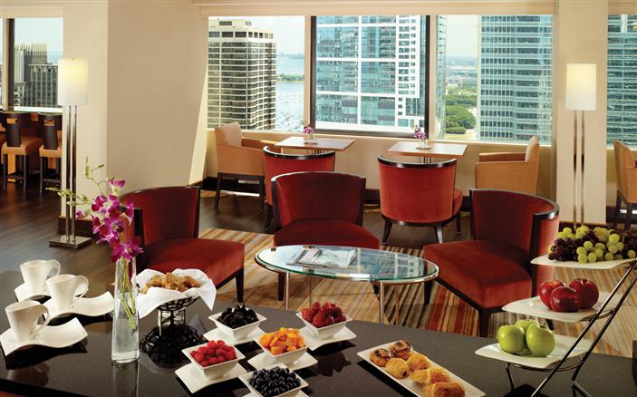 Swiss executive club lounge