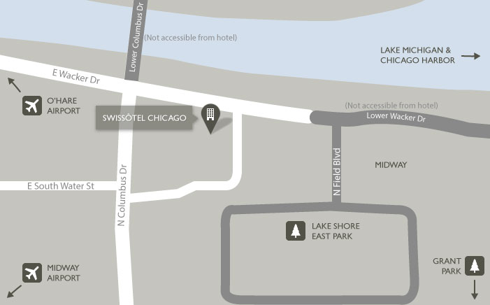 Swissotel Map Chicago