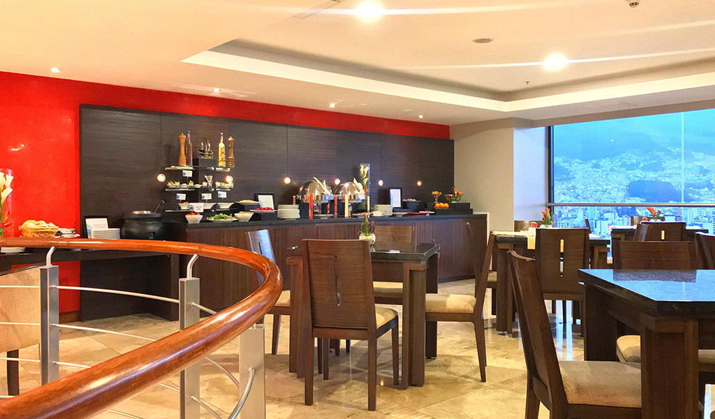 Executive lounge at Swissotel Quito