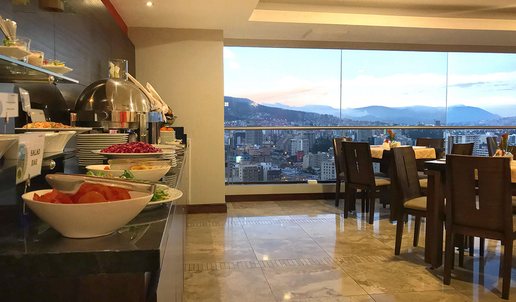 Executive lounge at Swissotel Quito