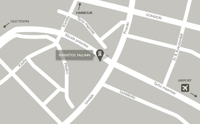 Swissotel Map Tallinn