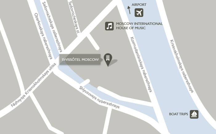 Swissotel Map Moscow