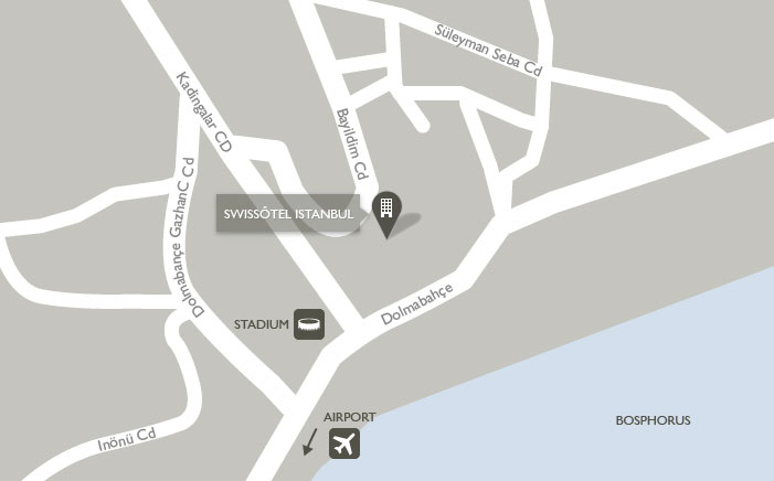 Swissotel Map Istanbul