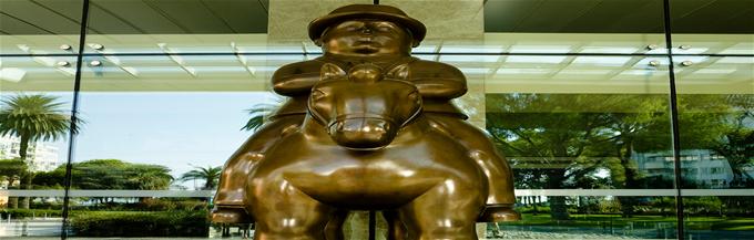 Fernando Botero Man On Horse