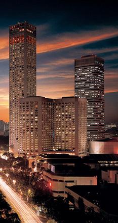 Exterior view of the Swissotel Stamford Singapore