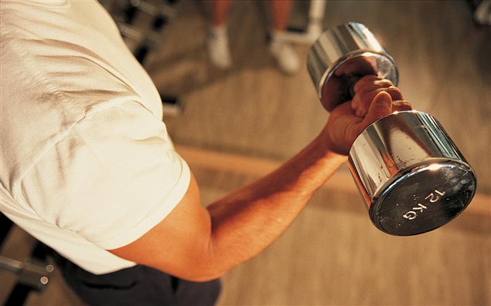 Man with weight