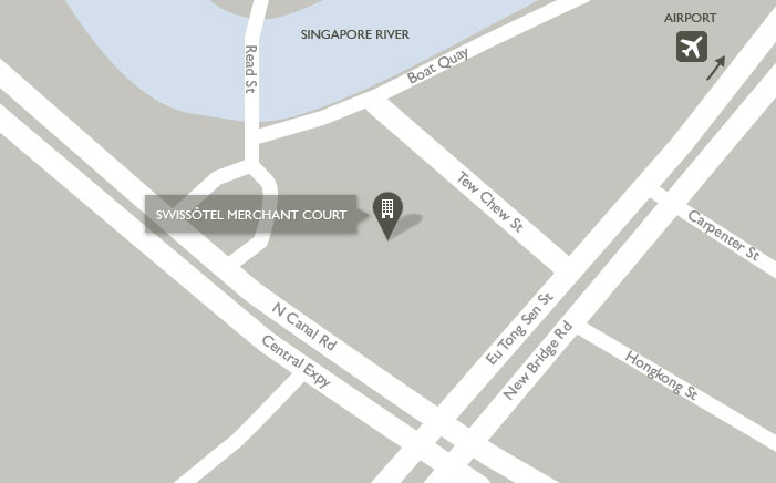 Map of Swissotel Merchant Court Singapore hotel
