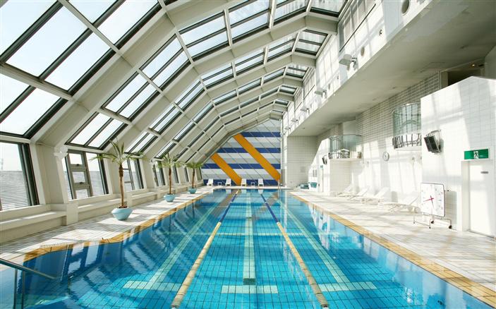 Indoor heated swimming pool