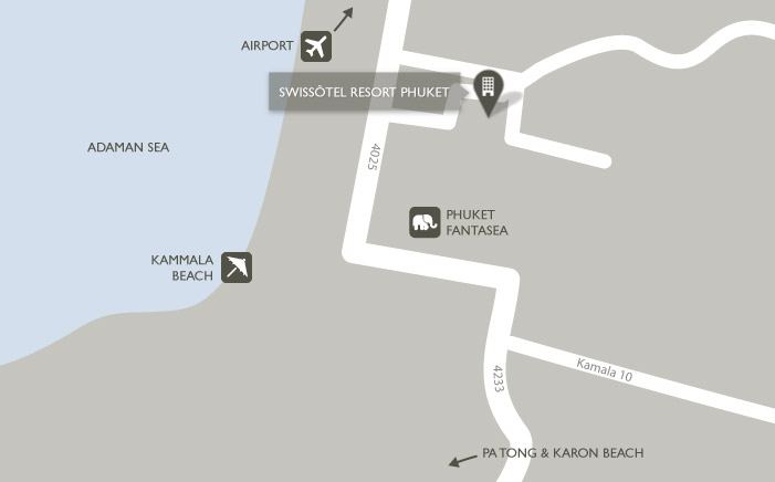 Map Swissotel Phuket