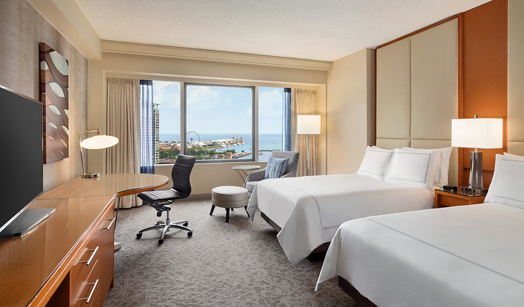 Swissotel Chicagoのクラシック レイクビュー