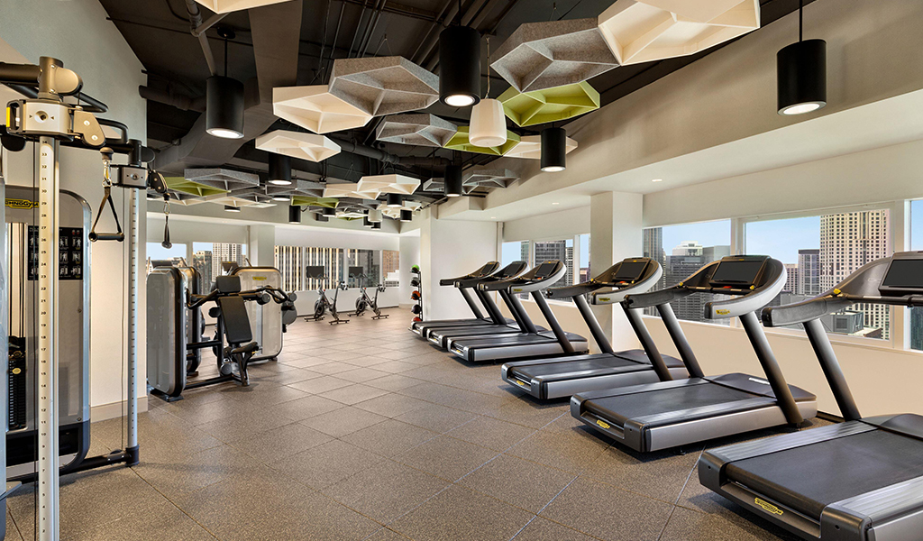 Centre de remise en forme du penthouse