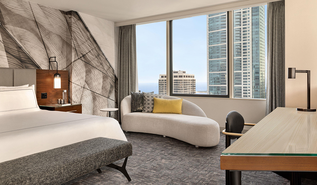 Двухуровневый люкс «Skyline» в Swissotel Chicago