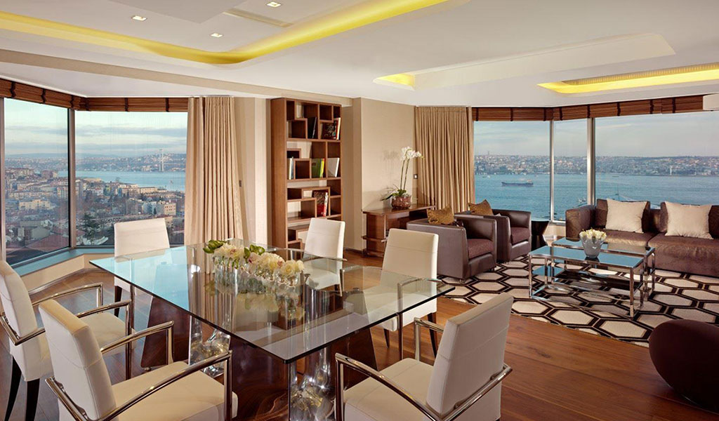 Номер люкс Bosphorus View с тремя спальнями