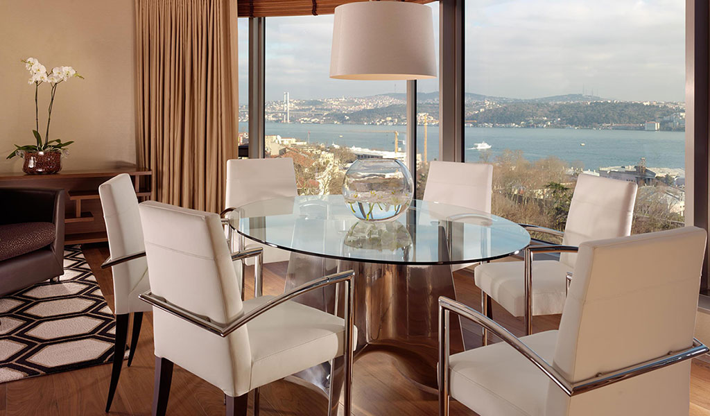 Corner Suite mit Aussicht auf den Bosporus mit 2 Schlafzimmern 