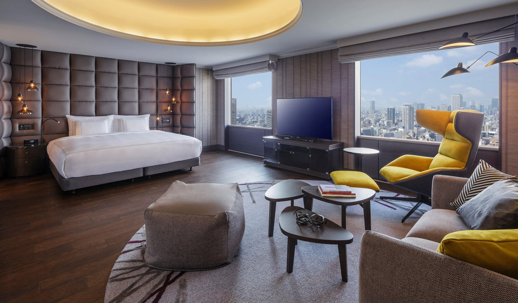 Номер люкс категории Imperial в Swissotel Nankai, Осака