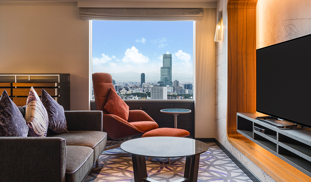 Deluxe Suite mit zwei Einzelbetten im Swissôtel Nankai Osaka