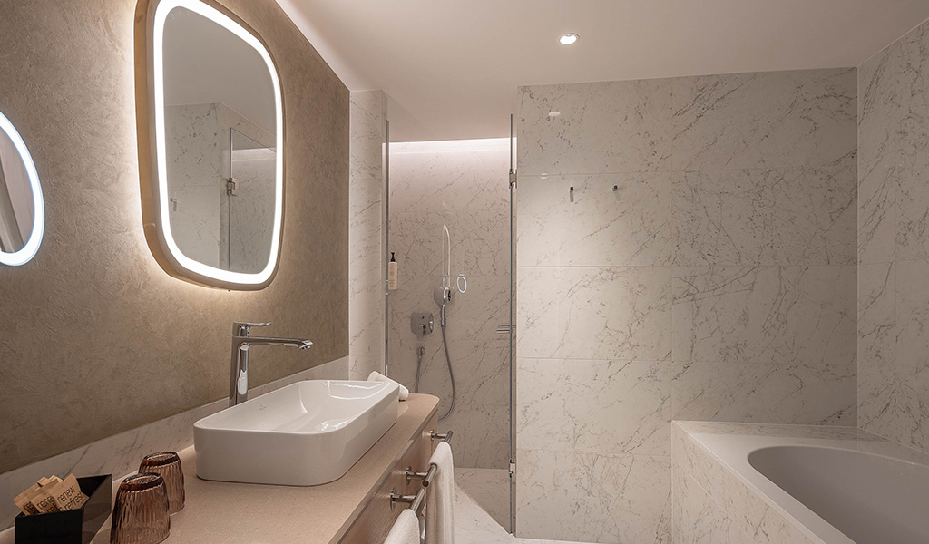 Swiss Advantage room Atrium view