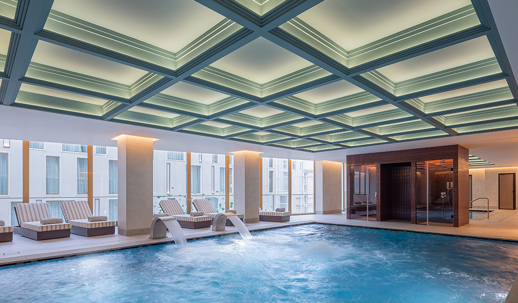 Pool and saunas at Swissôtel Marianske Lazne